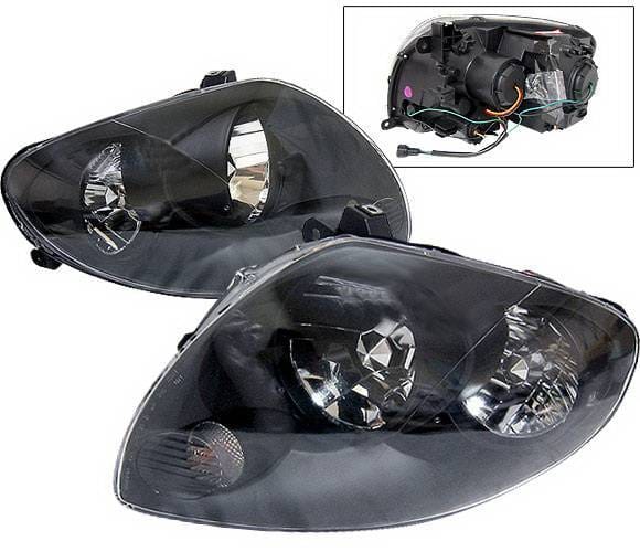 Infiniti G35 4DR 4 Car Option JDM Headlights - Black - LH-IG354JB-KS
