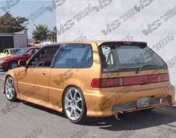 Honda Civic HB VIS Racing Techno R Rear Bumper - 88HDCVCHBTNR-002