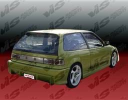 Honda Civic HB VIS Racing TSC Rear Bumper - 88HDCVCHBTSC-002