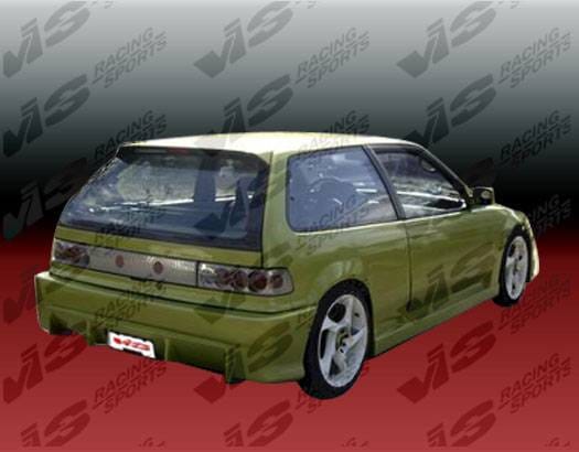 Honda Civic HB VIS Racing TSC Rear Bumper - 88HDCVCHBTSC-002