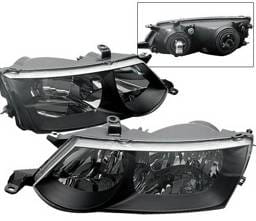 Toyota Solara 4 Car Option Headlights - Black Clear - LH-TSOLR02BC-KS