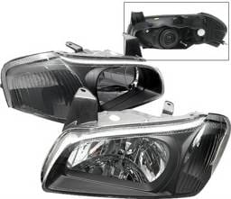 Nissan Maxima 4 Car Option Headlights - Black Clear - LH-NM00BC-KS