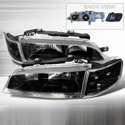 Honda Accord Custom Disco Black JDM Headlights - LCLH-ACD94JM-APC