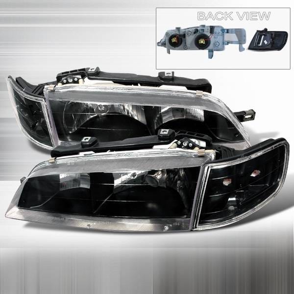 Honda Accord Custom Disco Black JDM Headlights - LCLH-ACD94JM-APC
