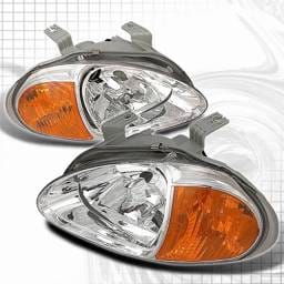 Honda Del Sol Custom Disco JDM Headlights - 1PC - LCLH-DEL93AM1PC