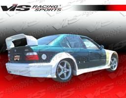 BMW 3 Series VIS Racing GT Widebody Rear Bumper - 92BME364DGTWB-002