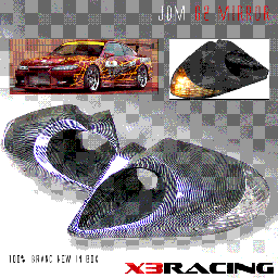 S13 CF M3 MIRRORS 2in1 LED