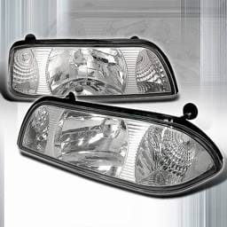 Ford Mustang Custom Disco Clear Headlights - 1PC - LCLH-MUS871PC
