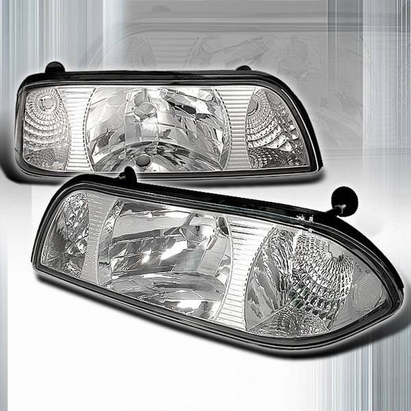 Ford Mustang Custom Disco Clear Headlights - 1PC - LCLH-MUS871PC