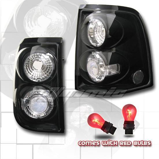 Black Clear Taillights (Red Lense