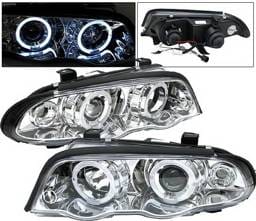 BMW 3 Series 4DR 4 Car Option Dual Halo Projector Headlights - LP-BE464CC-5