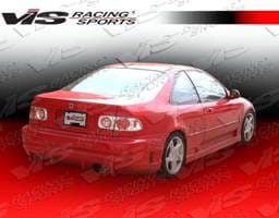 Honda Civic 2DR & 4DR VIS Racing TSC Rear Bumper - 92HDCVC2DTSC-002