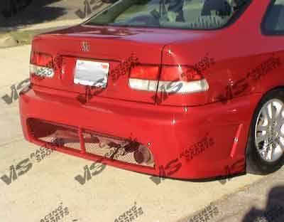 Honda Civic 2DR & 4DR VIS Racing TSC-2 Rear Bumper - 92HDCVC2DTSC2-002