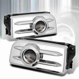 BMW 3 Series Custom Disco Chrome Projector Fog Lights - LF-PE3692