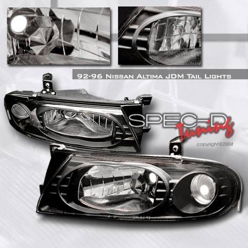 Nissan Altima Custom Disco Black Headlights - LH-ALT93JM-YD