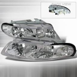 Dodge Avenger Custom Disco Clear Crystal Headlights - LH-AVG97-DP