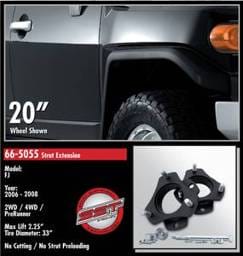 ReadyLift Strut Extension Suspension Leveling Kit - 2.25 Inch Lift 32 Inch Max T