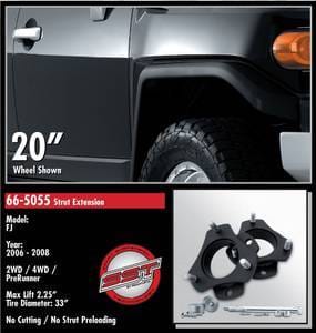 ReadyLift Strut Extension Suspension Leveling Kit - 2.25 Inch Lift 32 Inch Max T