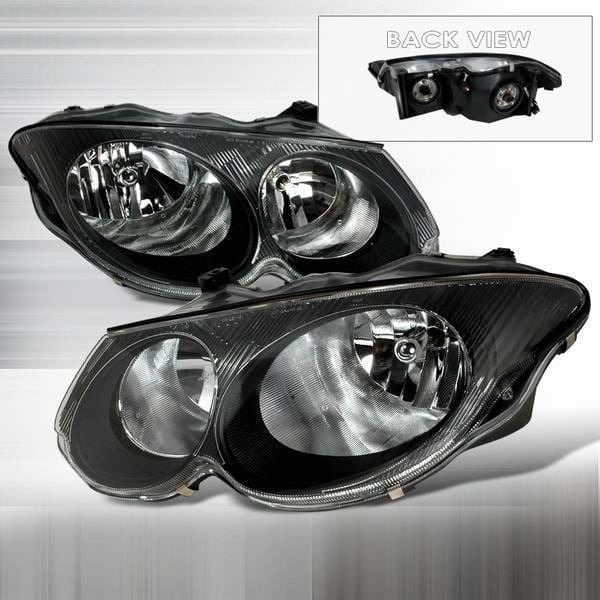 Chrysler 300 Custom Disco Black Crystal Headlights - LH-300M99JM-KS