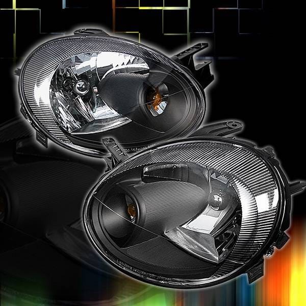 Dodge Neon Custom Disco Black Headlights - LH-NEO03JM-KS