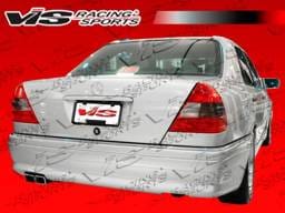 Mercedes-Benz C Class VIS Racing Euro Tech Rear Bumper - 94MEW2024DET-002