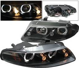 Dodge Avenger 4 Car Option Halo Projector Headlights - Black - LP-DAV97BC-YD
