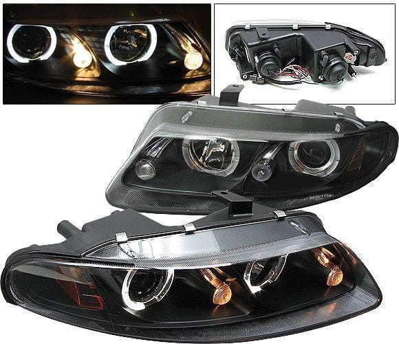 Chrysler Sebring 4 Car Option Halo Projector Headlights - Black - LP-DAV97BC-YD