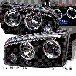 Black Halo LED Headlights  LHP-CHG05JM-YD