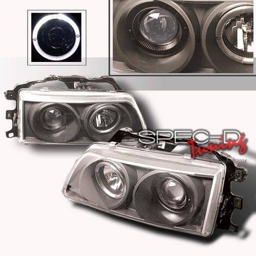 Honda Civic Custom Disco Black Projector Headlights - LHP-CRX90JM