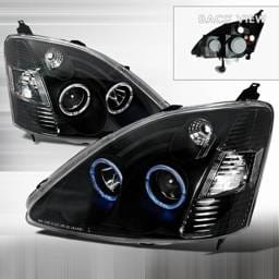 Honda Civic Custom Disco Black Projector Headlights - LHP-CV02SIJM-KS