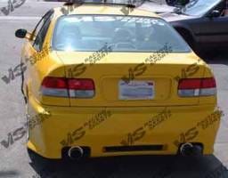 Honda Civic 2DR & 4DR VIS Racing Z1 boxer Rear Bumper - 96HDCVC2DZ1-002