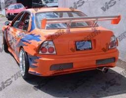 Honda Accord 2DR & 4DR VIS Racing Kombat Rear Bumper - 96HDACC2DKOM-002