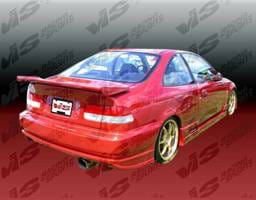 Honda Civic 2DR & 4DR VIS Racing Ballistix Rear Bumper - 96HDCVC2DBX-002