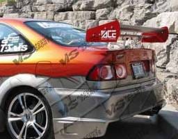 Honda Civic 2DR & 4DR VIS Racing Battle Z Rear Bumper - 96HDCVC2DBZ-002