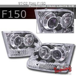 Ford Expedition Custom Disco Clear Projector Headlights - LHP-F15097B