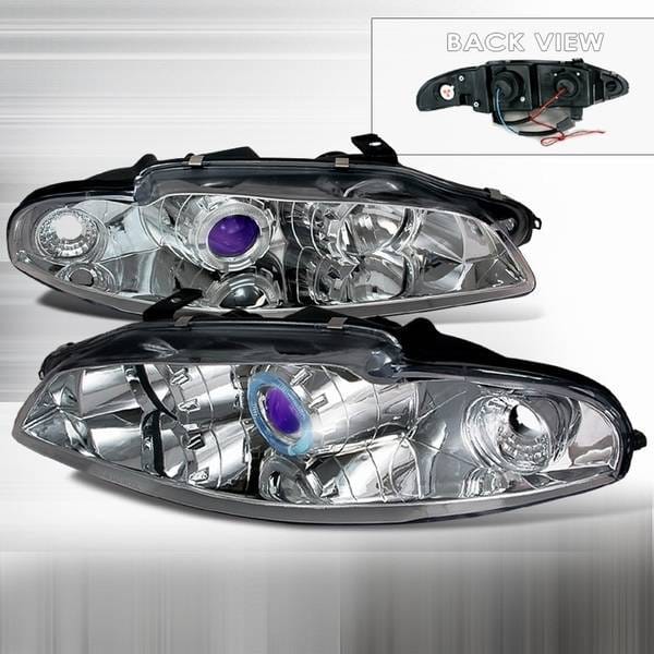 Mitsubishi Eclipse Custom Disco Chrome Projector Headlights - LHP-ELP97B