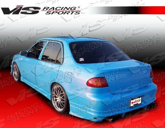 Toyota Corolla VIS Racing Ballistix Rear Bumper - 98TYCOR4DBX-002