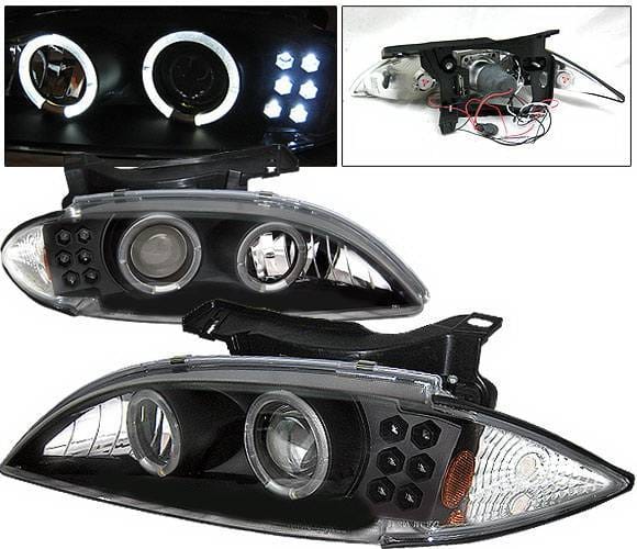 Chevrolet Cavalier 4 Car Option Projector Headlights - Black - LP-GCA95BC-YD