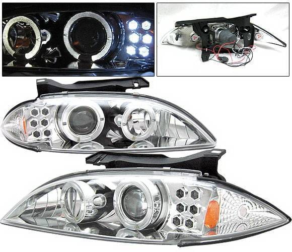 Chevrolet Cavalier 4 Car Option Projector Headlights - Chrome - LP-GCA95CC-YD