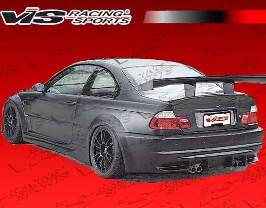 BMW 3 Series 2DR VIS Racing DTM Widebody Rear Bumper - 99BME462DDTMWB-002