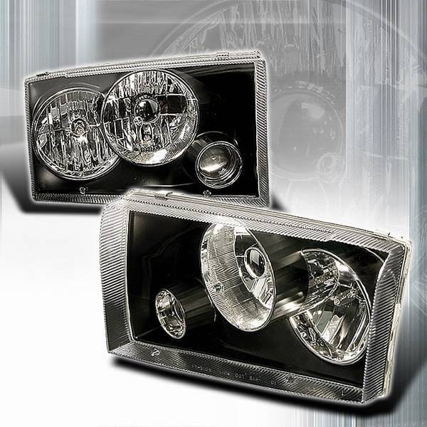 Ford F250 Superduty Custom Disco Black Projector Headlights - LHP-F25099JM