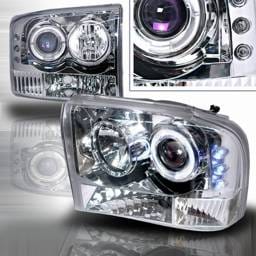 Ford F250 Custom Disco Projector Headlight - LED - LHP-F25099-YD