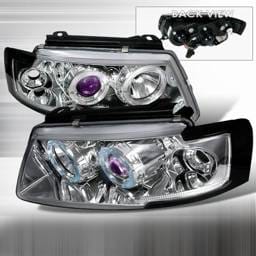 Volkswagen Passat Custom Disco Clear Projector Headlights - LHP-PAS97B-YD