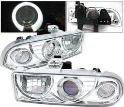 Chevrolet S10 4 Car Option Halo Projector Headlights - Chrome - LP-GS98CC-YD