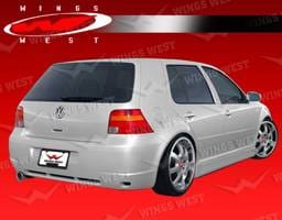 Volkswagen Golf VIS Racing JPC Type A Rear Bumper - 99VWGOF2DJPCA-002