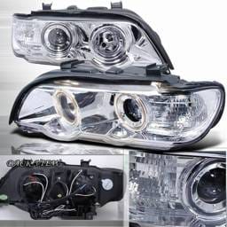 BMW X5 Custom Disco Chrome Projector Headlights - LHP-X500-APC
