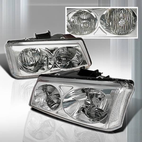 Chevrolet Silverado Custom Disco Crystal Headlights - LH-SIV03-KS