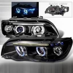 BMW X5 Custom Disco Black Projector Headlights - LHP-X500JM-TM