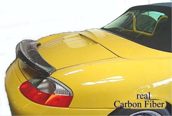 Carbon Fiber rear Wing Spoiler with Light thumbnail 2