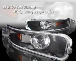 Black Amber Turn Signal Light